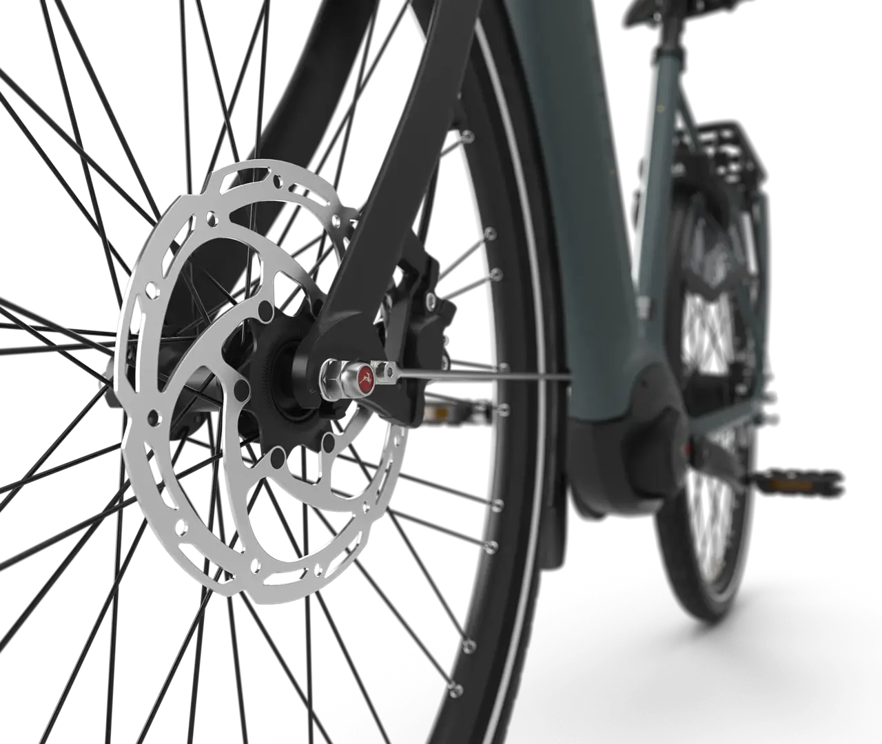 Gazelle Arroyo C5 Elite: Braking quickly and safely