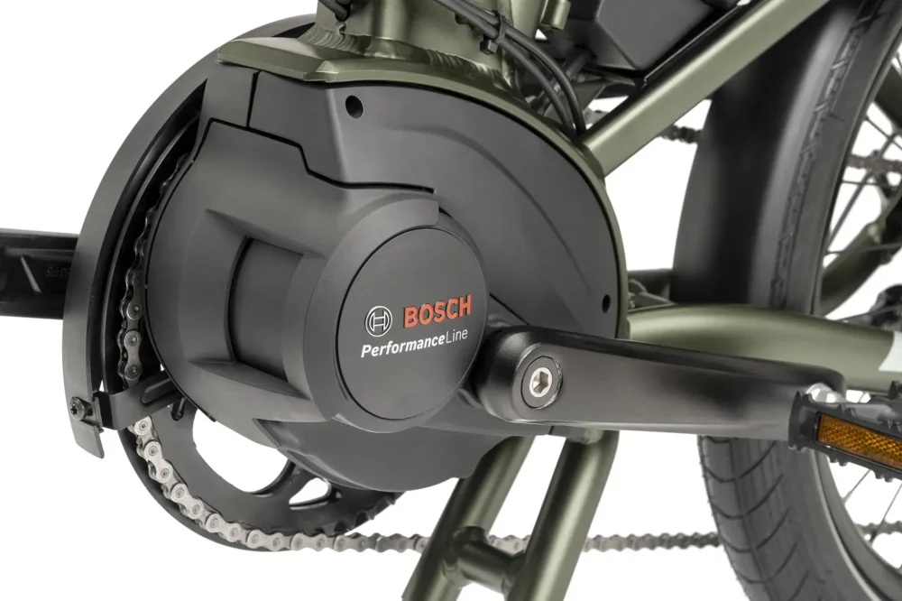 The Bosch motor on the Tern VEKTRON S10