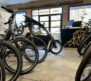 Inside Mission Electric on Brook Street