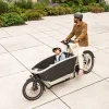Urban Arrow FamilyNext Pro carrying a family in green, view 3