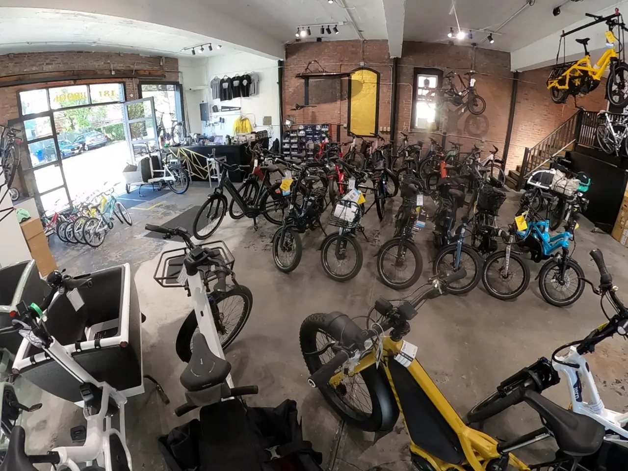 Inside Mission Electric, e-bikes and cargo bikes on the shop floor
