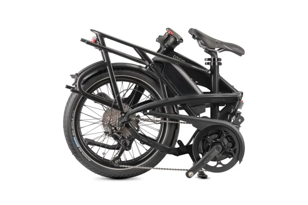 Tern VEKTRON P10 (Gen 4) folded down in black