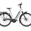 Gazelle Avignon C380 electric bike in matte pebble grey, low-step frame