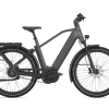 Gazelle Eclipse C380+ electric bike in matte anthracite grey, high-step frame