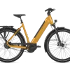 Gazelle Ultimate C380+ electric bike in turmeric yellow, low-step frame