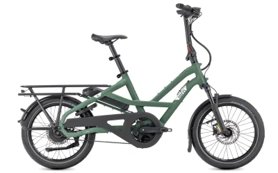 Tern HSD P00 electric cargo bike in Spruce, profile view