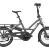 Tern HSD P5i electric cargo bike in Basalt, profile view