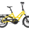 Tern HSD P5i electric cargo bike in Honey, profile view